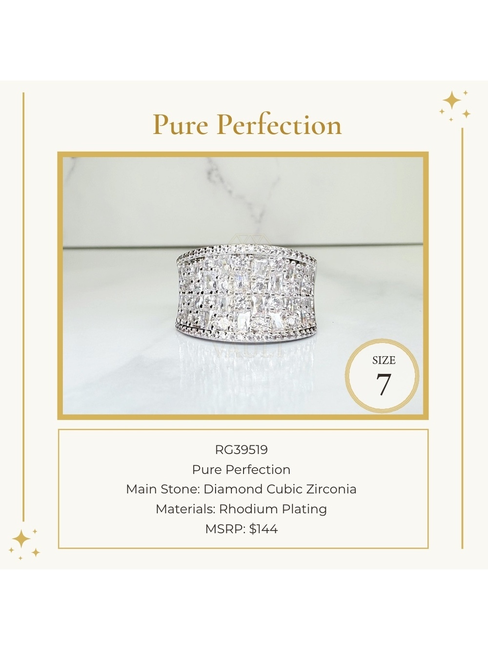Pure Perfection - Size 7 - April Birthday 2025